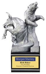 Bull and Bear Statue