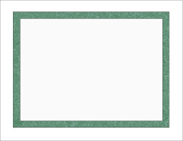 Certificate Frame Paper Green