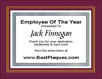 Certificate Frames Maroon