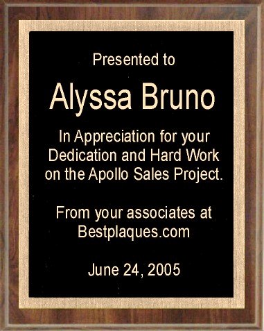 Engraved Plaque 9x12