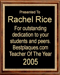 Engraved Plaque 8x10