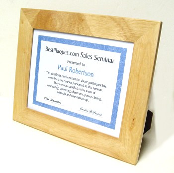 certificate frame