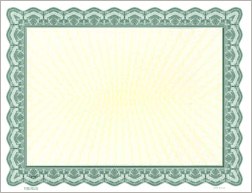 Certificate Paper