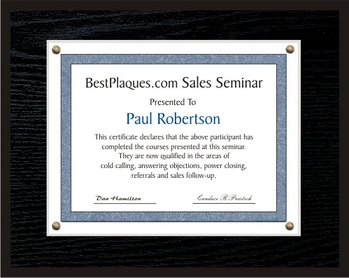 Black Oak Plaque