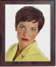 Photo Econo Plaque Walnut Style. 8x10 photo slide in. Hangs vertical or horizontal