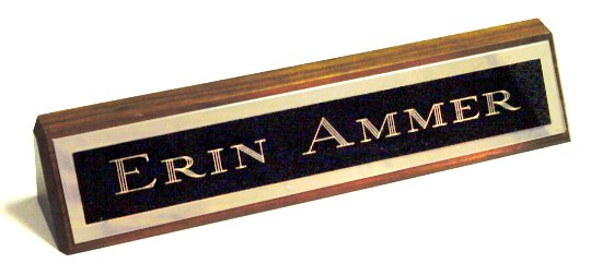 desk nameplate