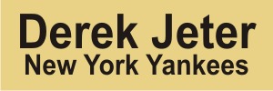 Engraved Nameplate