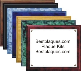 Certificate Plaque Kits Mixed Colors