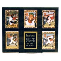 5 Card Deluxe Plaque Kit  - Holds 5 Cards & 5 Lines of Free Engraving
