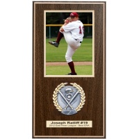 7.5x14 Vertical Deluxe Photo Plaques Assorted Colors