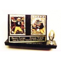 8X10 Economy Photo Plaques Walnut Style - 10.5X13 Plaque Fits an 8X10 Photo