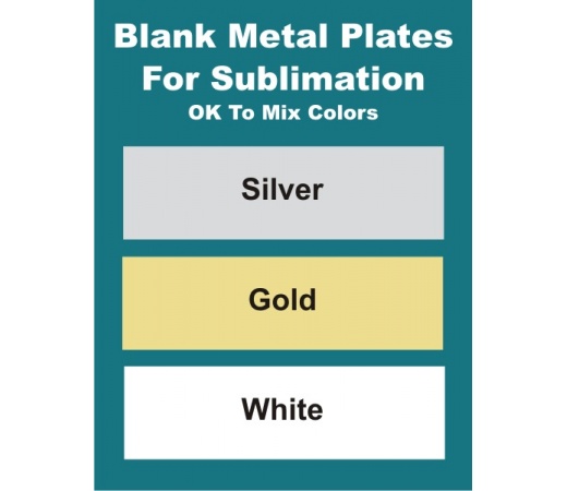 Blank Metal Plates
