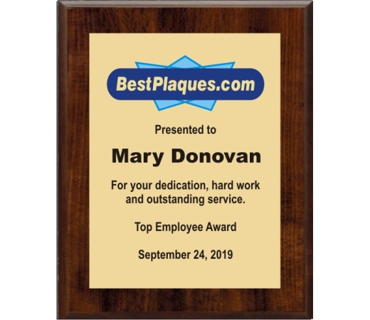 Color Logo Plaque